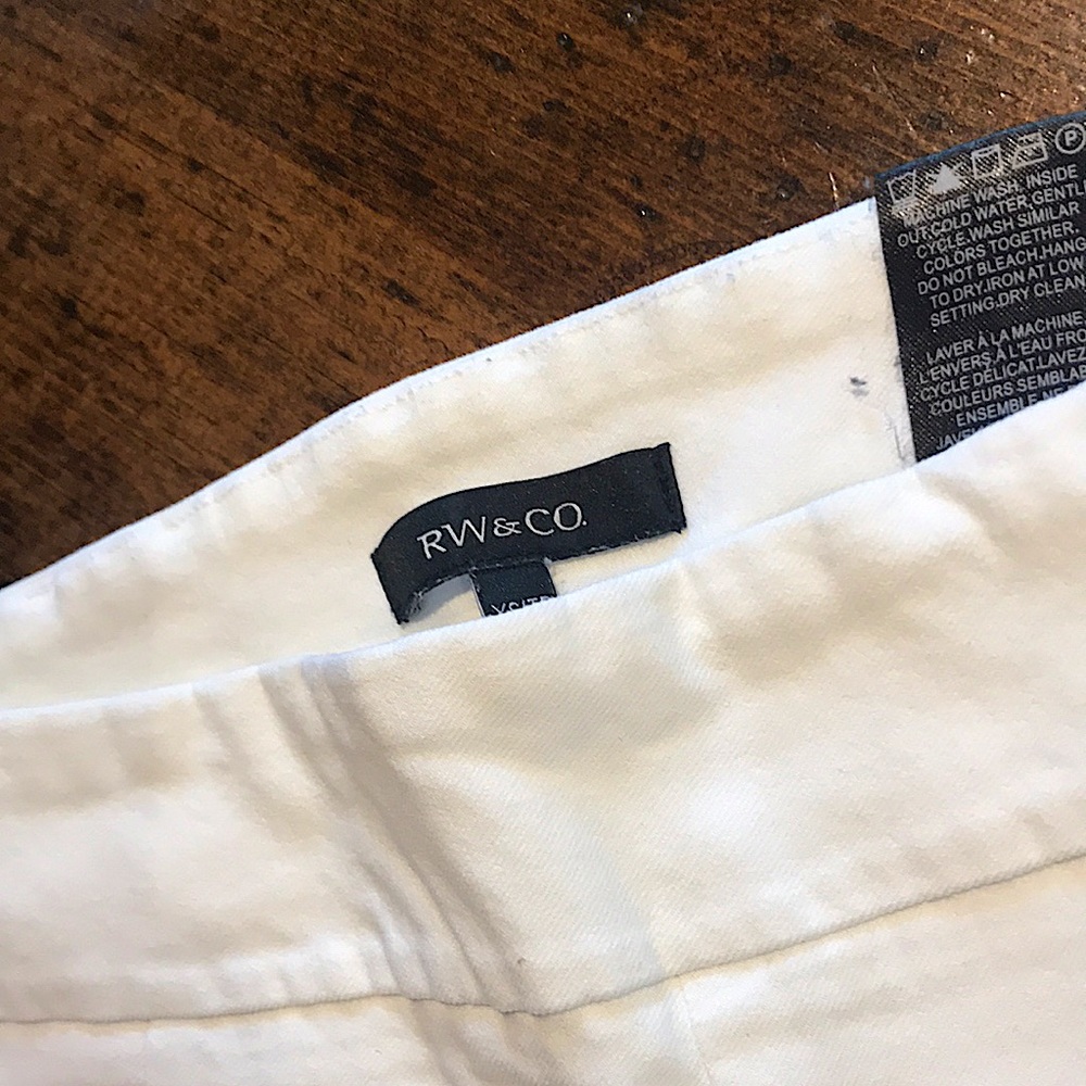 RW&CO White Dress Pants